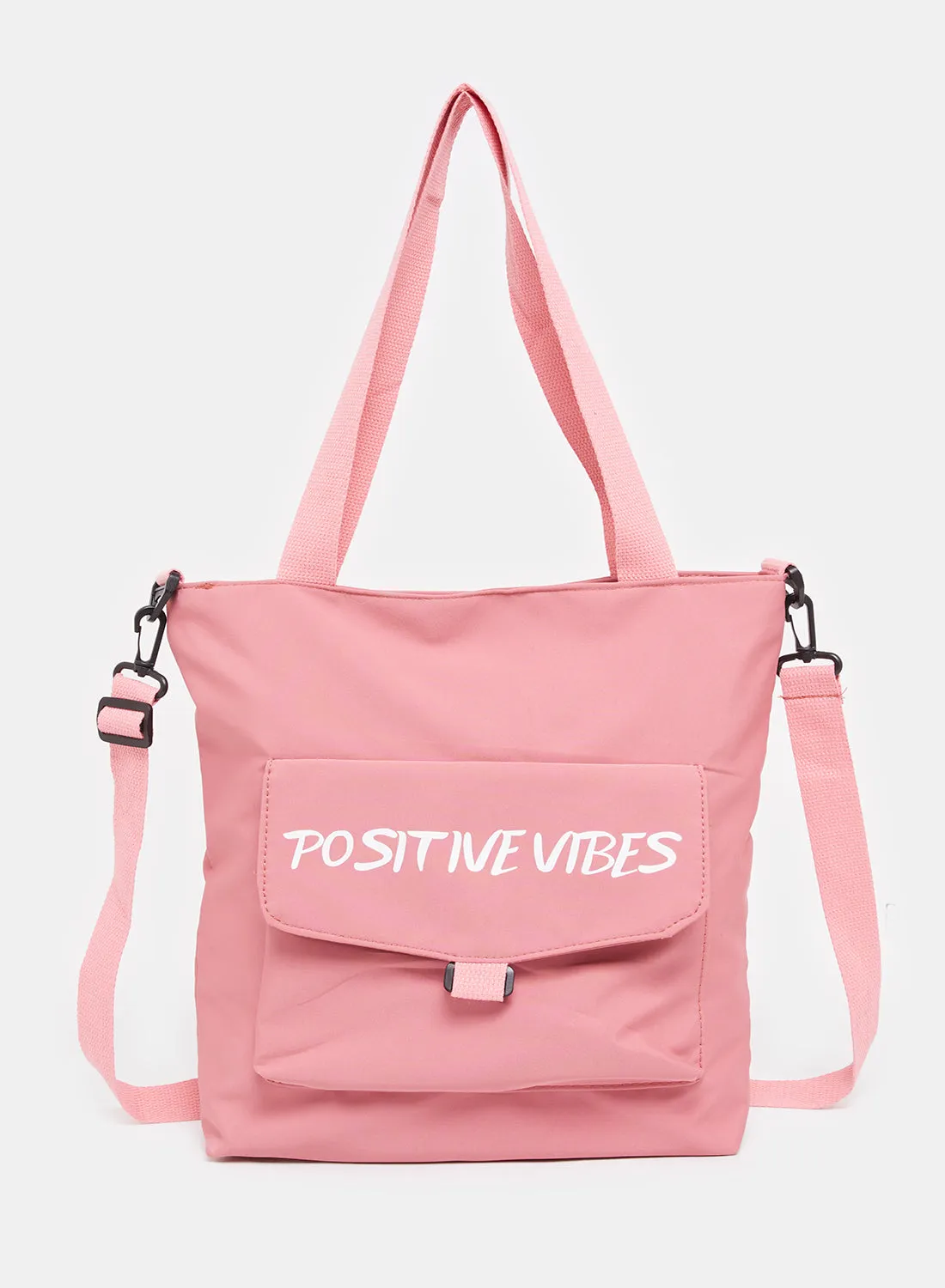 Girls Pink Printed Shopper Bag sold by Redtag