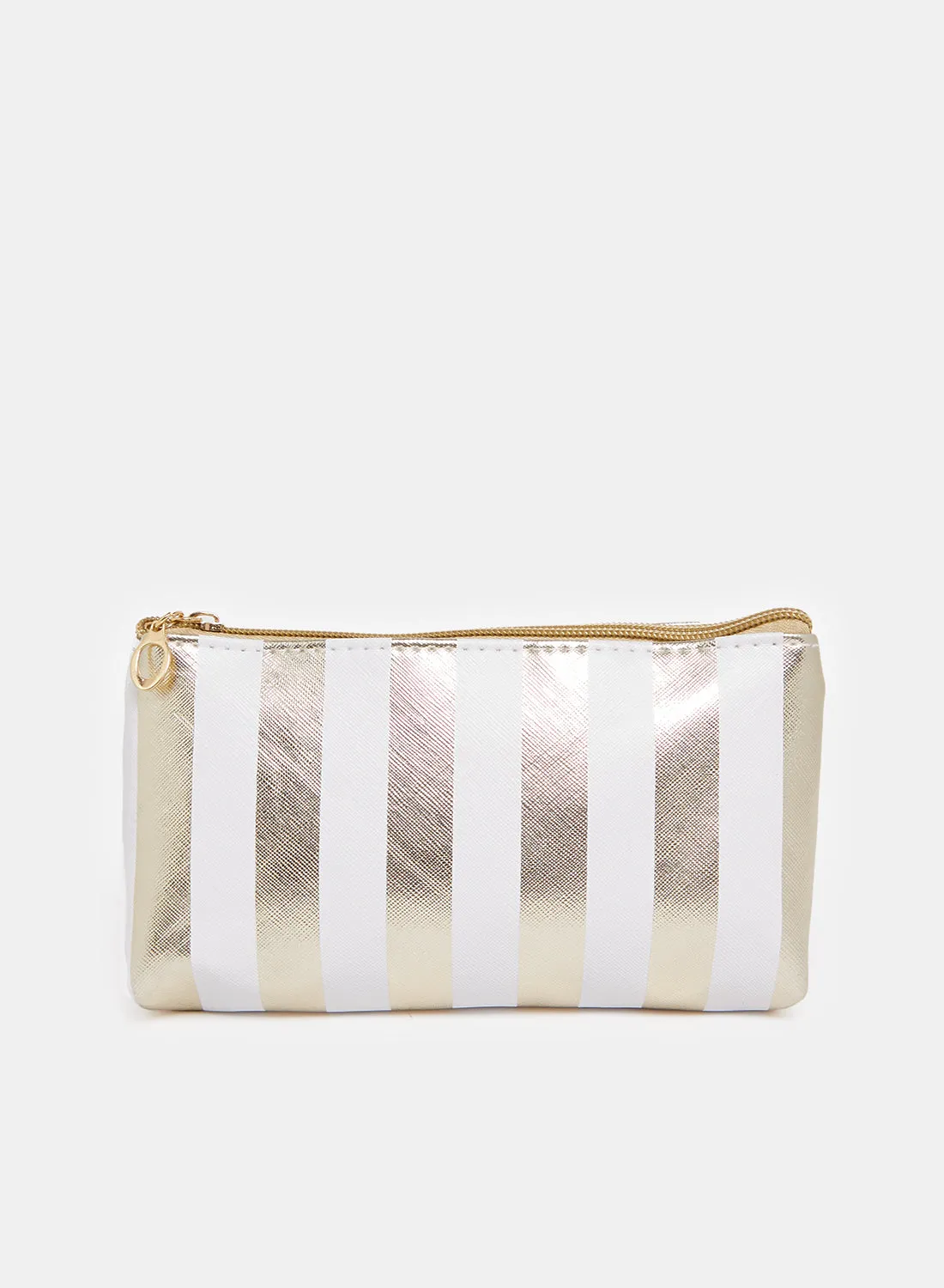 Women Gold & White Cosmetic Bag Set (Pack of 3) sold by Redtag product image thumbnail 4