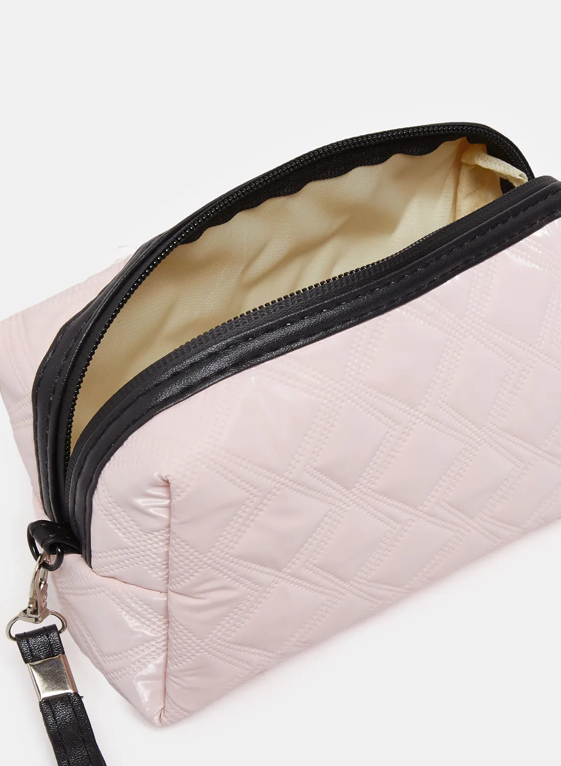 Women Pink Quilted Pouch sold by Redtag product image thumbnail 4