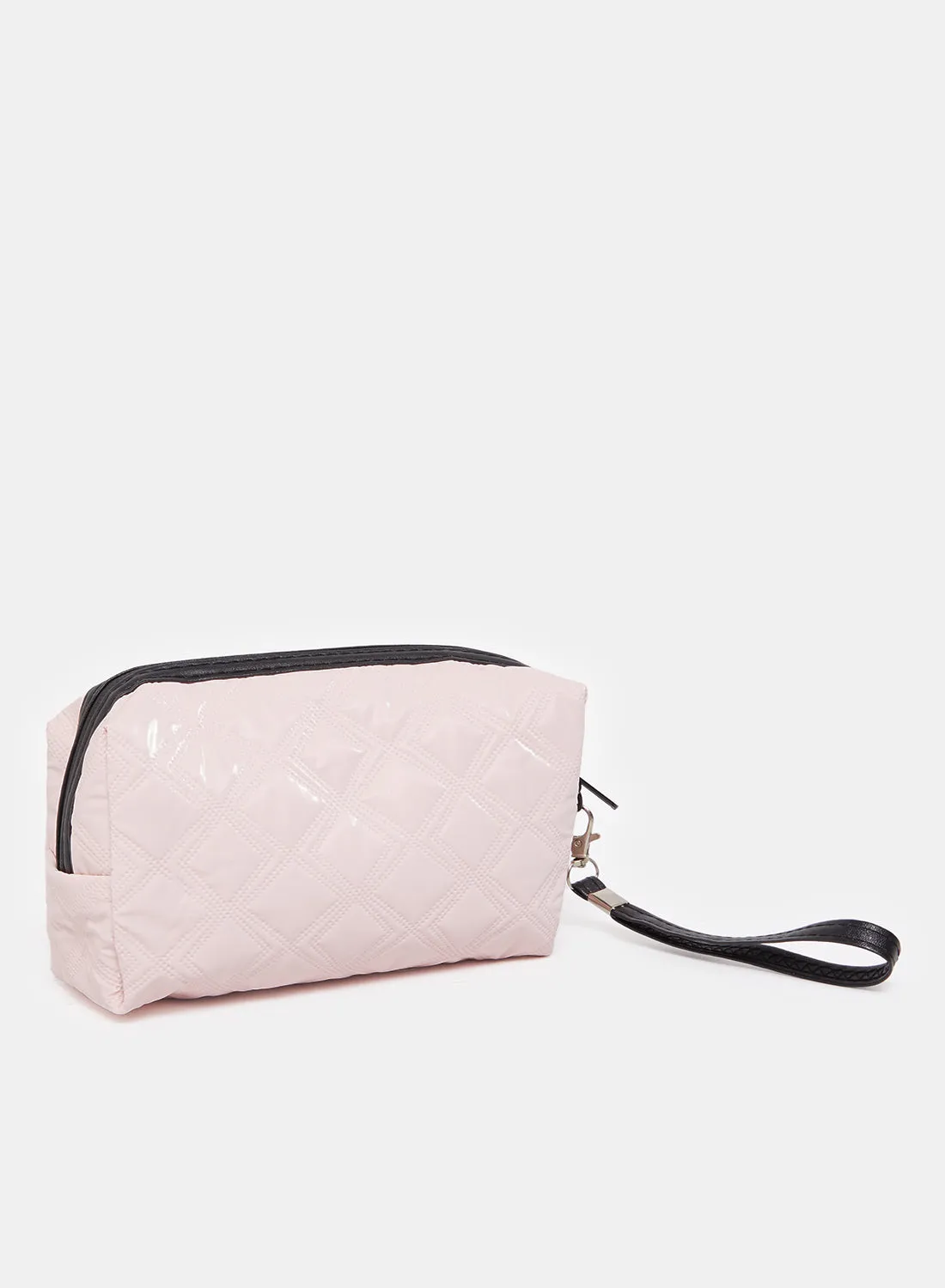 Women Pink Quilted Pouch sold by Redtag product image thumbnail 2