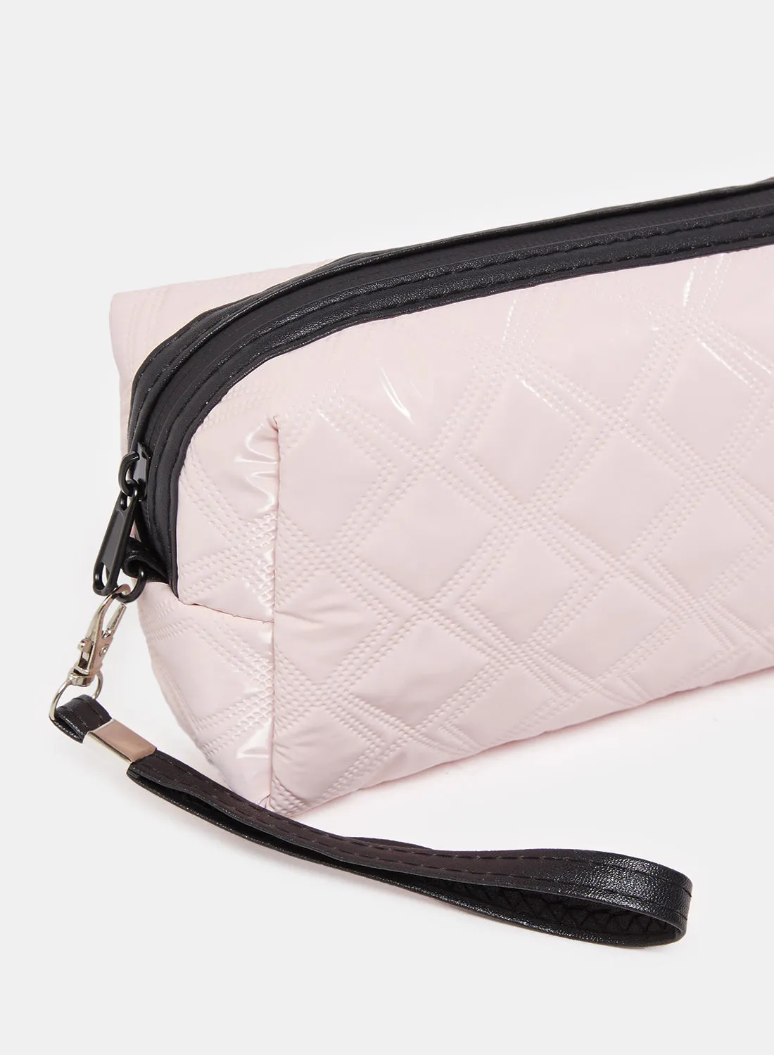 Women Pink Quilted Pouch sold by Redtag product image thumbnail 3