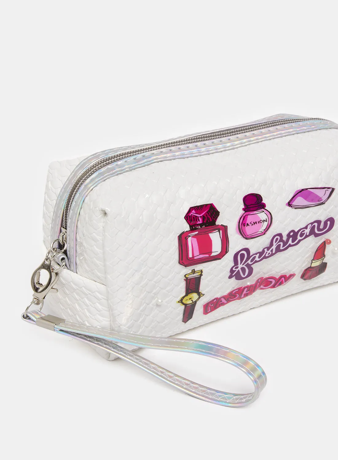 Women White Printed Pouch sold by Redtag product image thumbnail 3