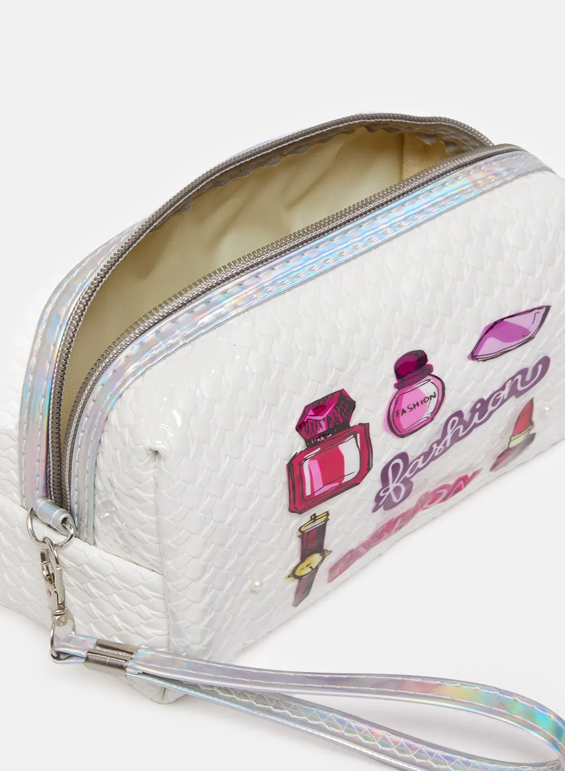 Women White Printed Pouch sold by Redtag product image thumbnail 4