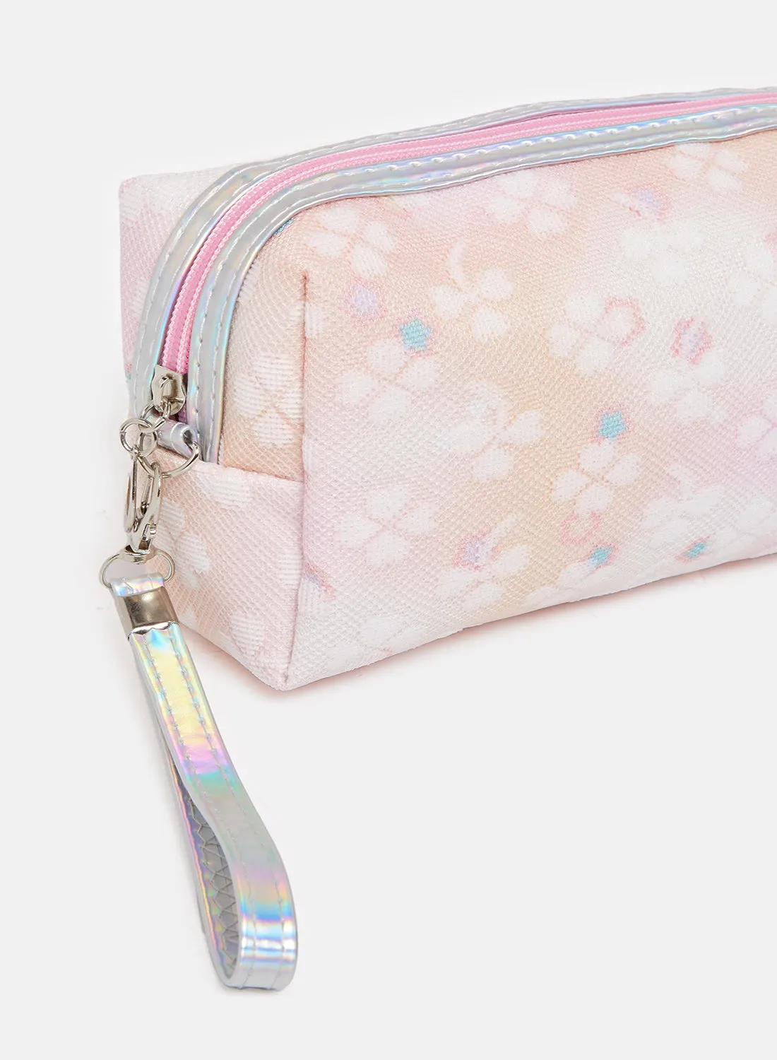 Women Pink Floral Print Printed Pouch sold by Redtag product image thumbnail 2