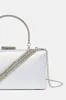 Women White Embellished Clutch Bag sold by Redtag