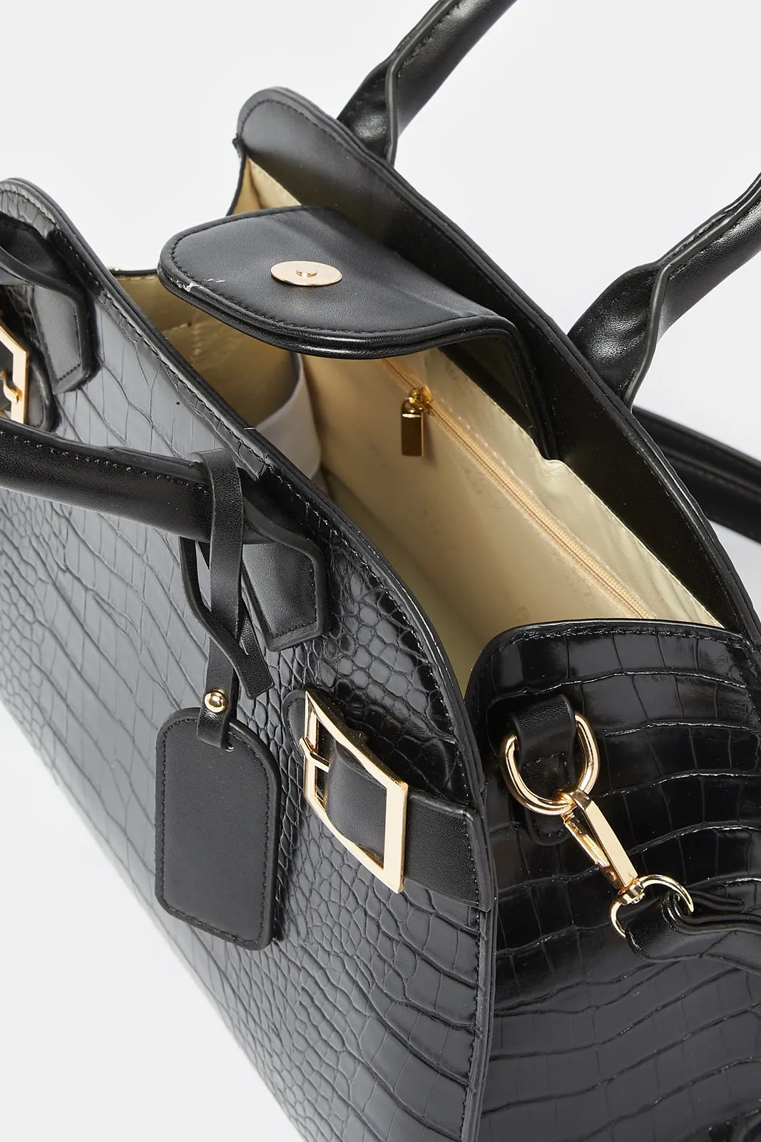 Women Embellished Black Day Bag sold by Redtag product image thumbnail 4