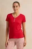 Women Red Printed Pyjama Set (2 Piece) sold by Redtag