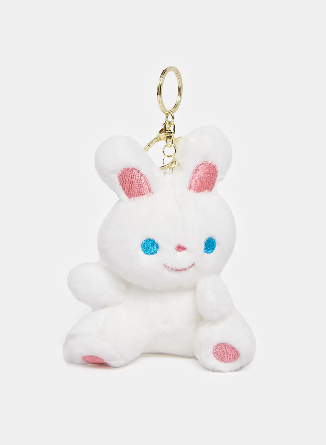 Women White Embellished Key Ring sold by Redtag