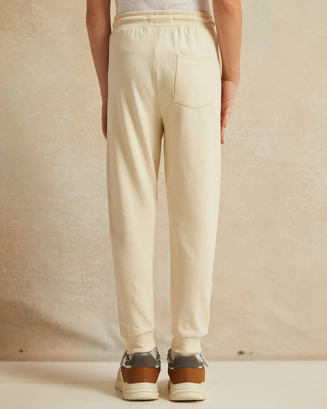 Boys Ivory Printed Joggers sold by Redtag product image thumbnail 3