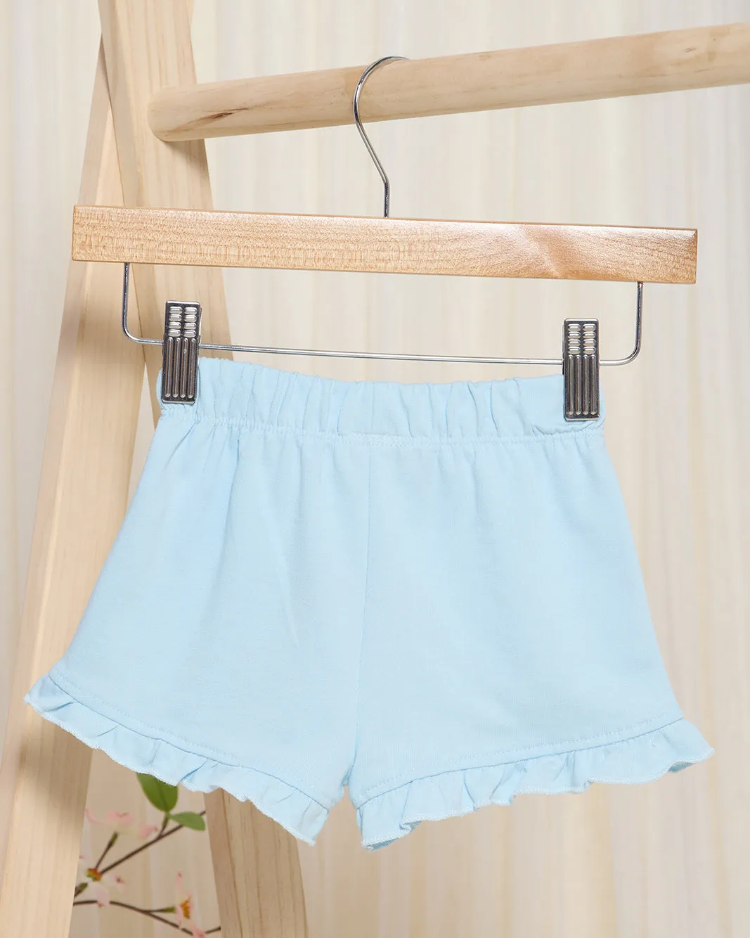 Infant Girls Blue Ariel Print Shorts sold by Redtag product image thumbnail 4