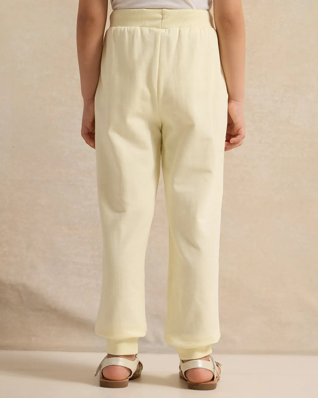 Girls Yellow Tinkerbell Placement Print Active Pants sold by Redtag product image thumbnail 3