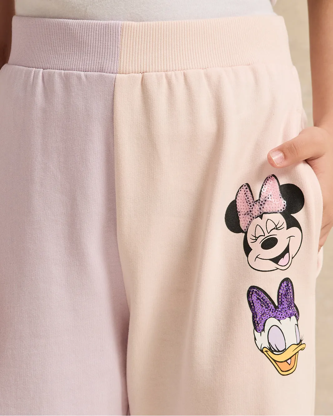 Girls Pink Minnie & Daisy Placement Print Active Pant sold by Redtag product image thumbnail 4