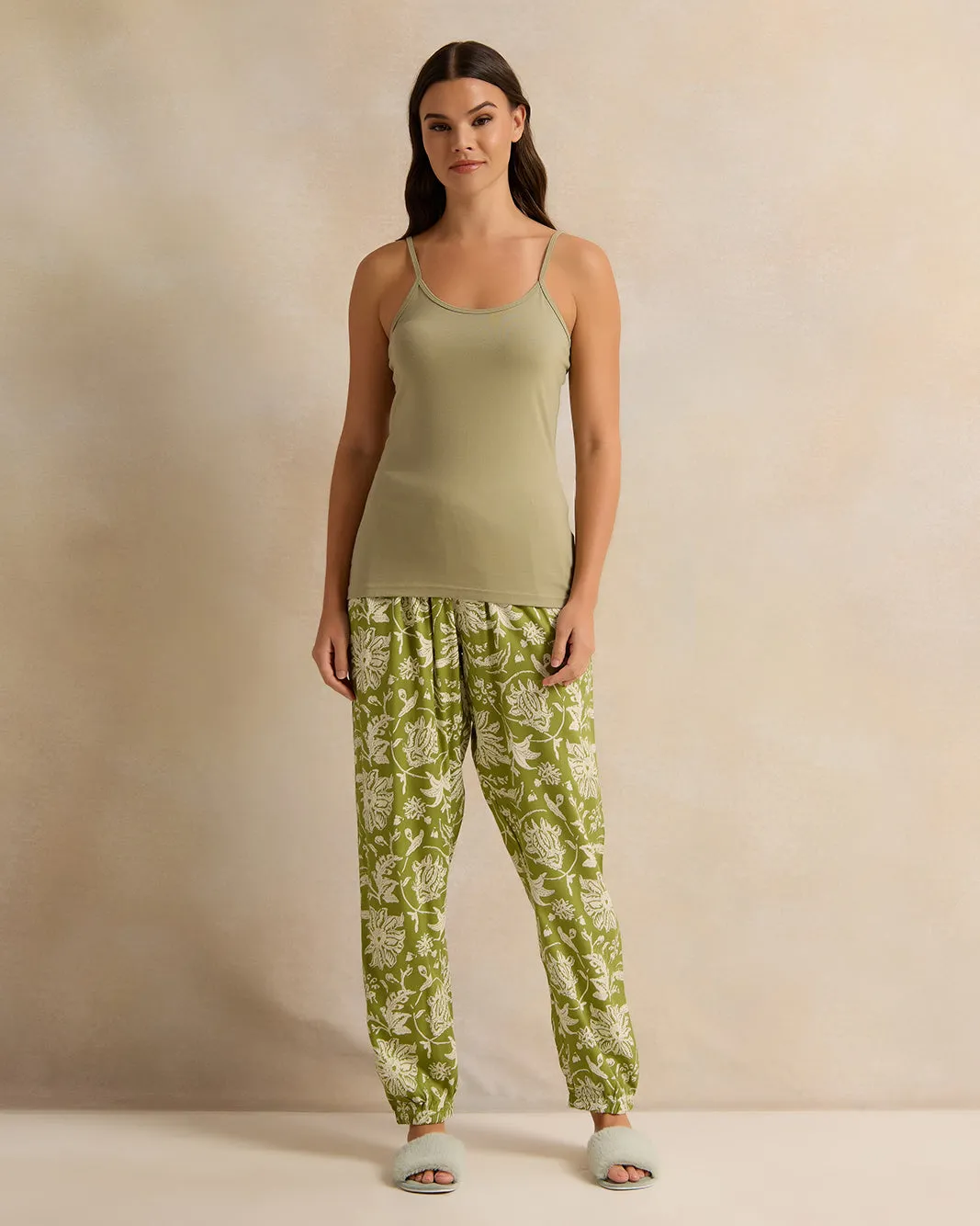 Women Green Printed Pyjama Bottom sold by Redtag product image thumbnail 2