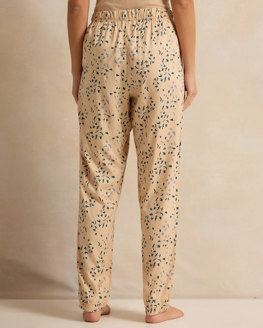 Women Beige Printed Pyjama Bottom sold by Redtag product image thumbnail 3