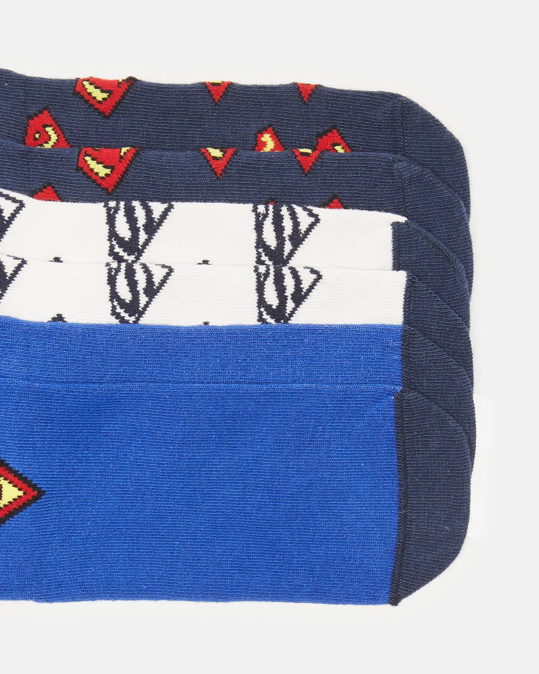 Senior Boys Assorted Printed Ankle Socks Set (3 Pairs) sold by Redtag product image thumbnail 3