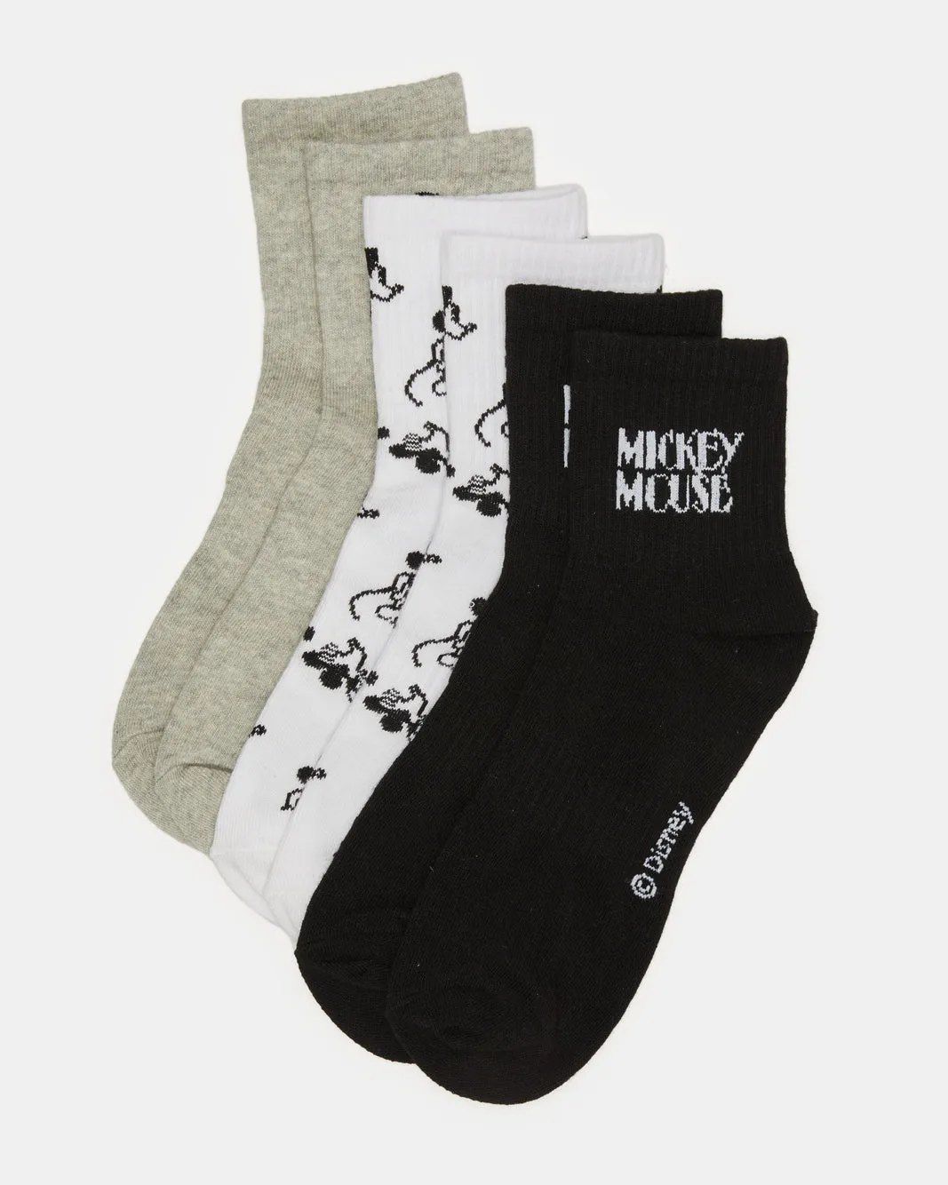 Women Assorted Crew Length Socks Set (3 Pairs) sold by Redtag