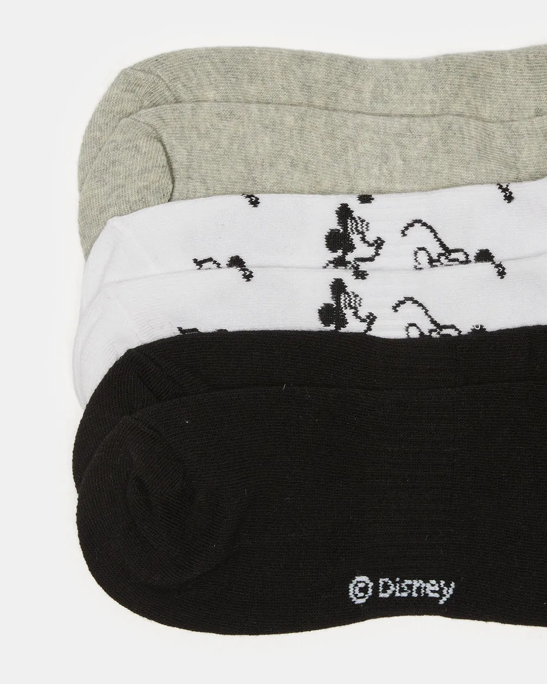 Women Assorted Crew Length Socks Set (3 Pairs) sold by Redtag product image thumbnail 3