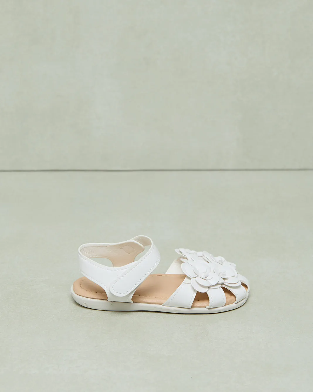 Infant Girls White Floral Sandals Ballerina sold by Redtag