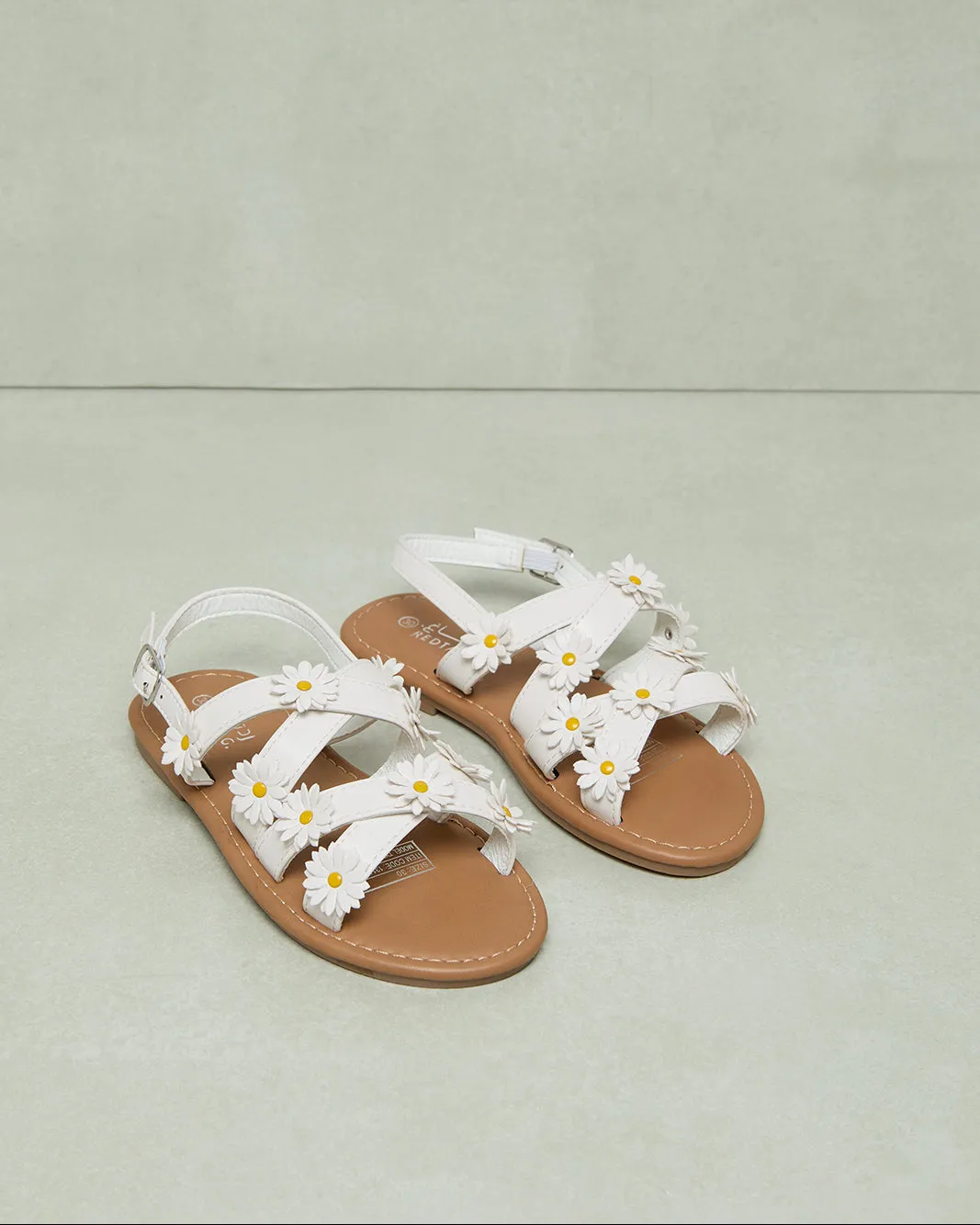 Girls White Embellished Sandal sold by Redtag product image thumbnail 2