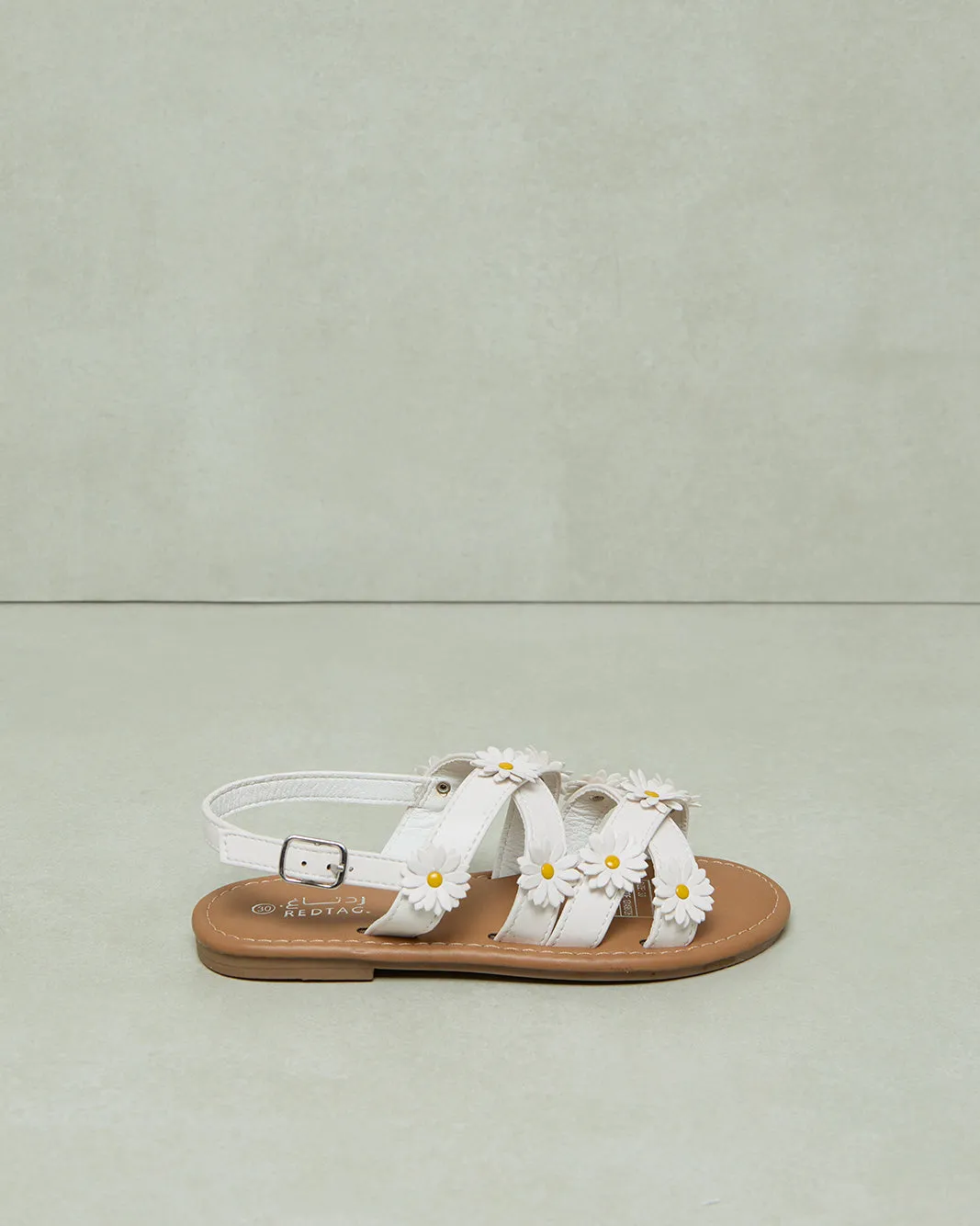 Girls White Embellished Sandal sold by Redtag