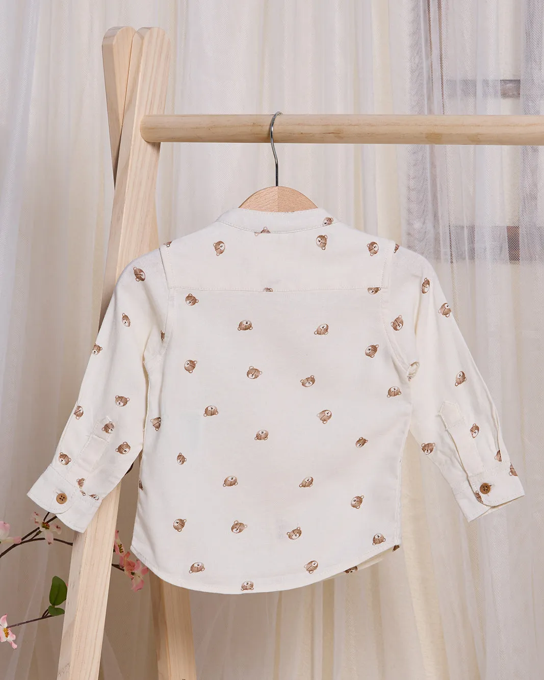Infant Boys Cream Printed Shirt sold by Redtag product image thumbnail 4