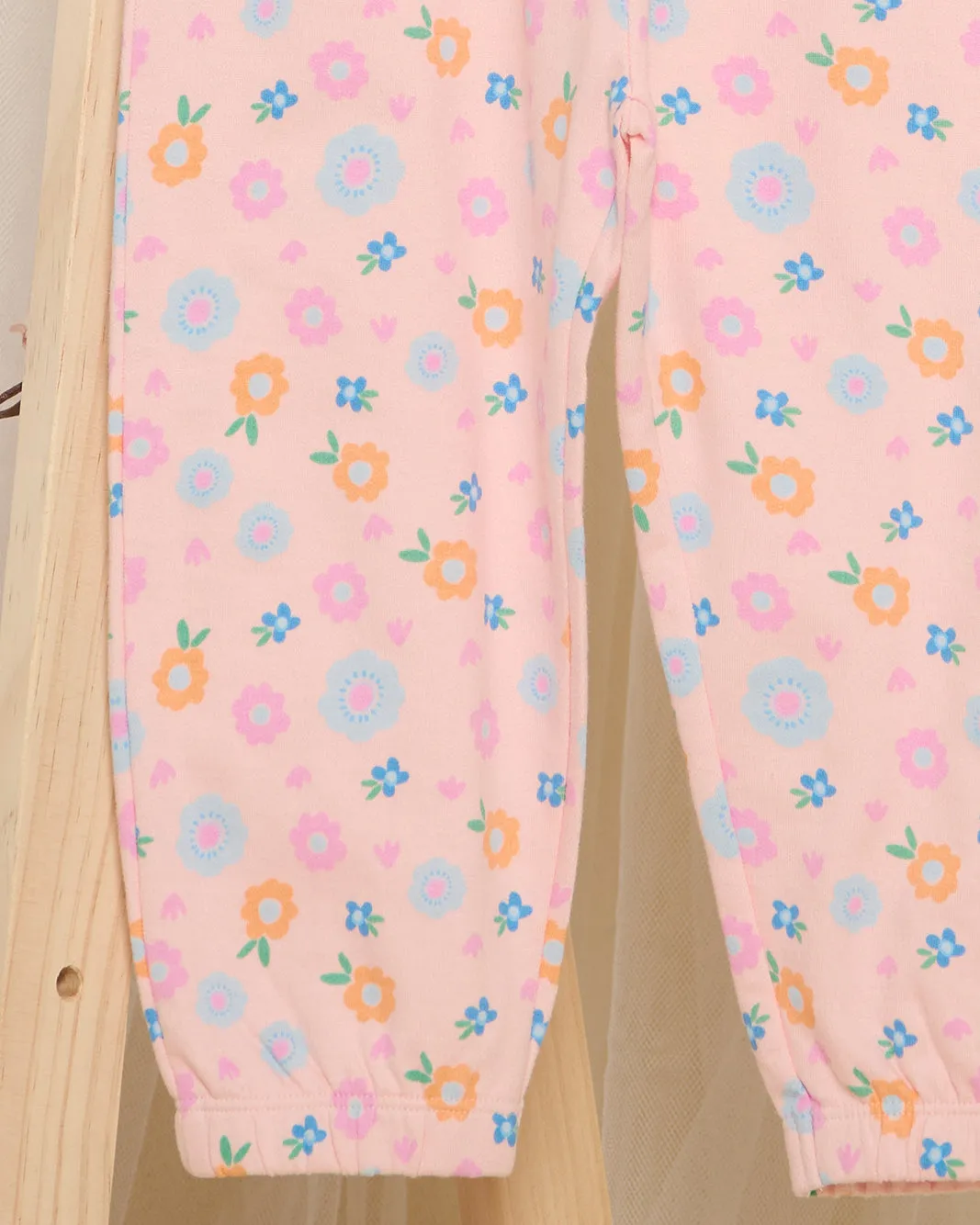 Infant Girls Pink Printed Joggers sold by Redtag product image thumbnail 3