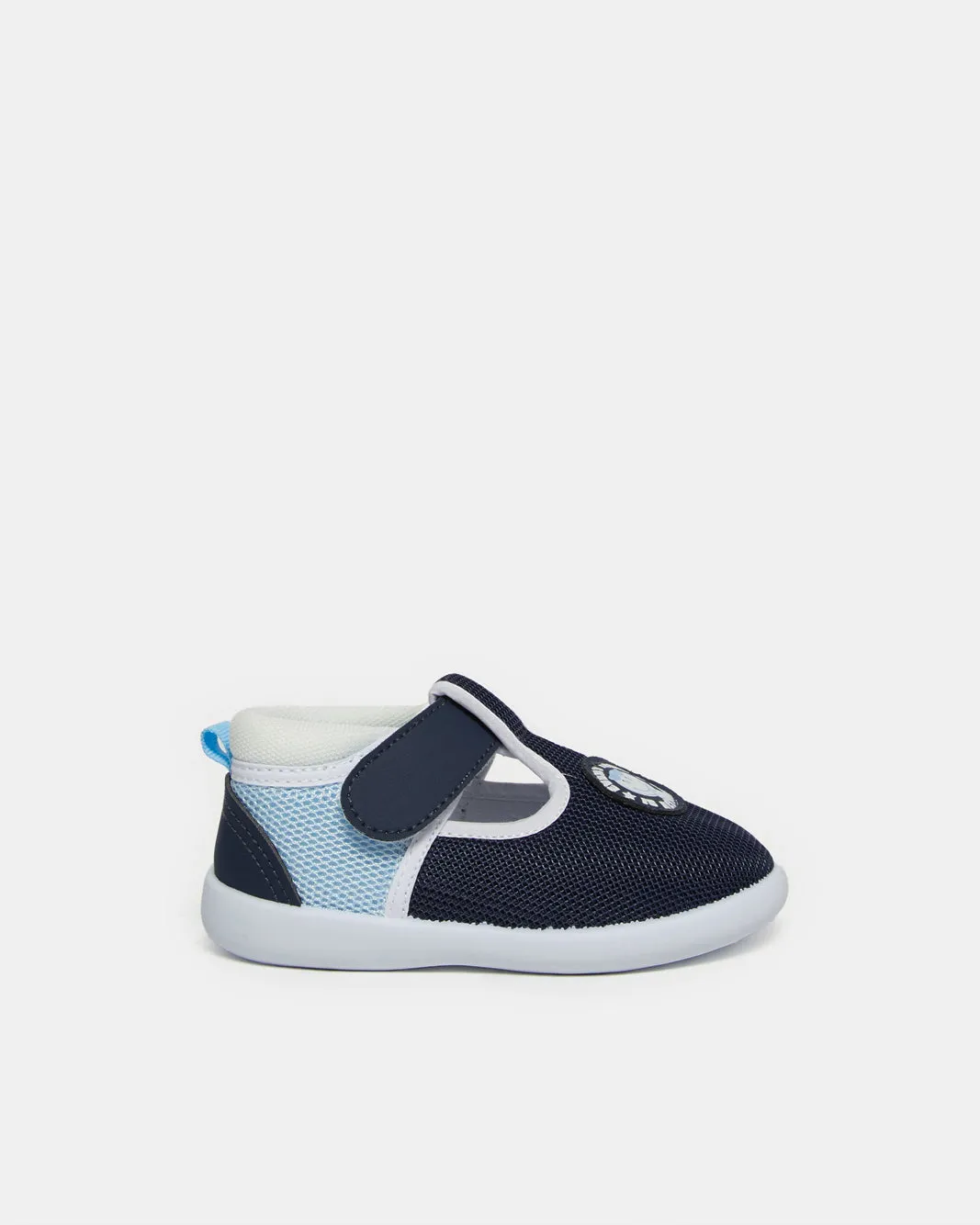 Infant Boys Navy Strap Sneaker sold by Redtag