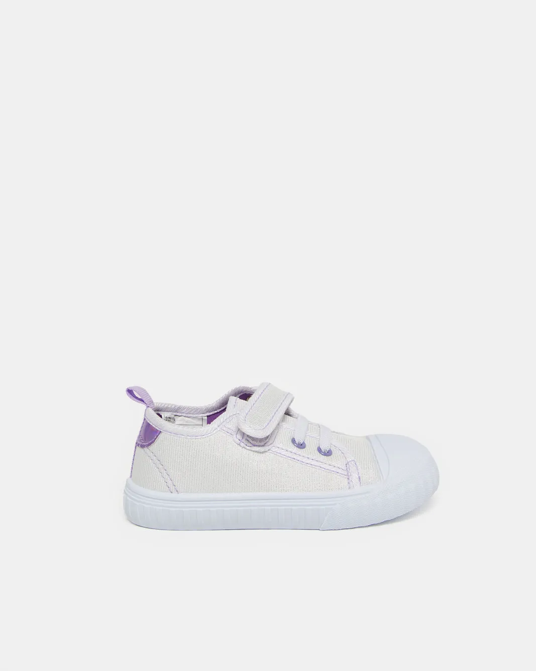Infant Girls Silver Velcro Sneaker sold by Redtag
