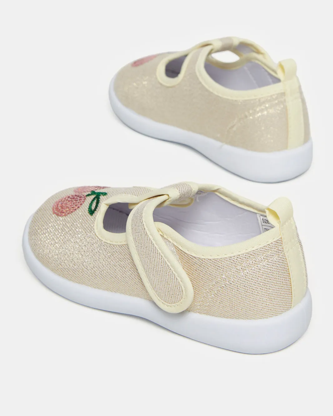 Infant Girls Gold Sequin Sneaker sold by Redtag product image thumbnail 4