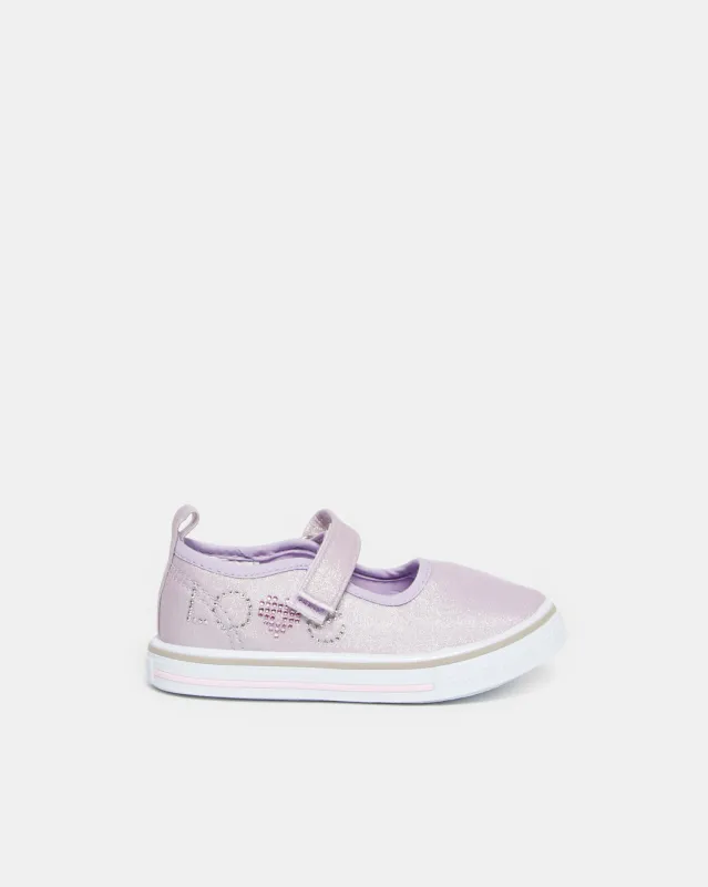 Infant Girls Lilac Velcro Strap Sneaker sold by Redtag