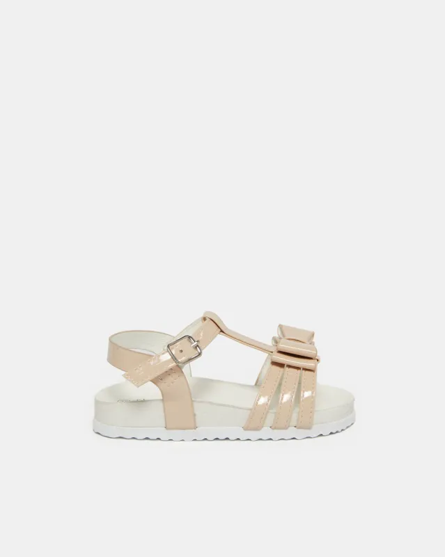 Infant Girls Beige Backstrap Sandal sold by Redtag