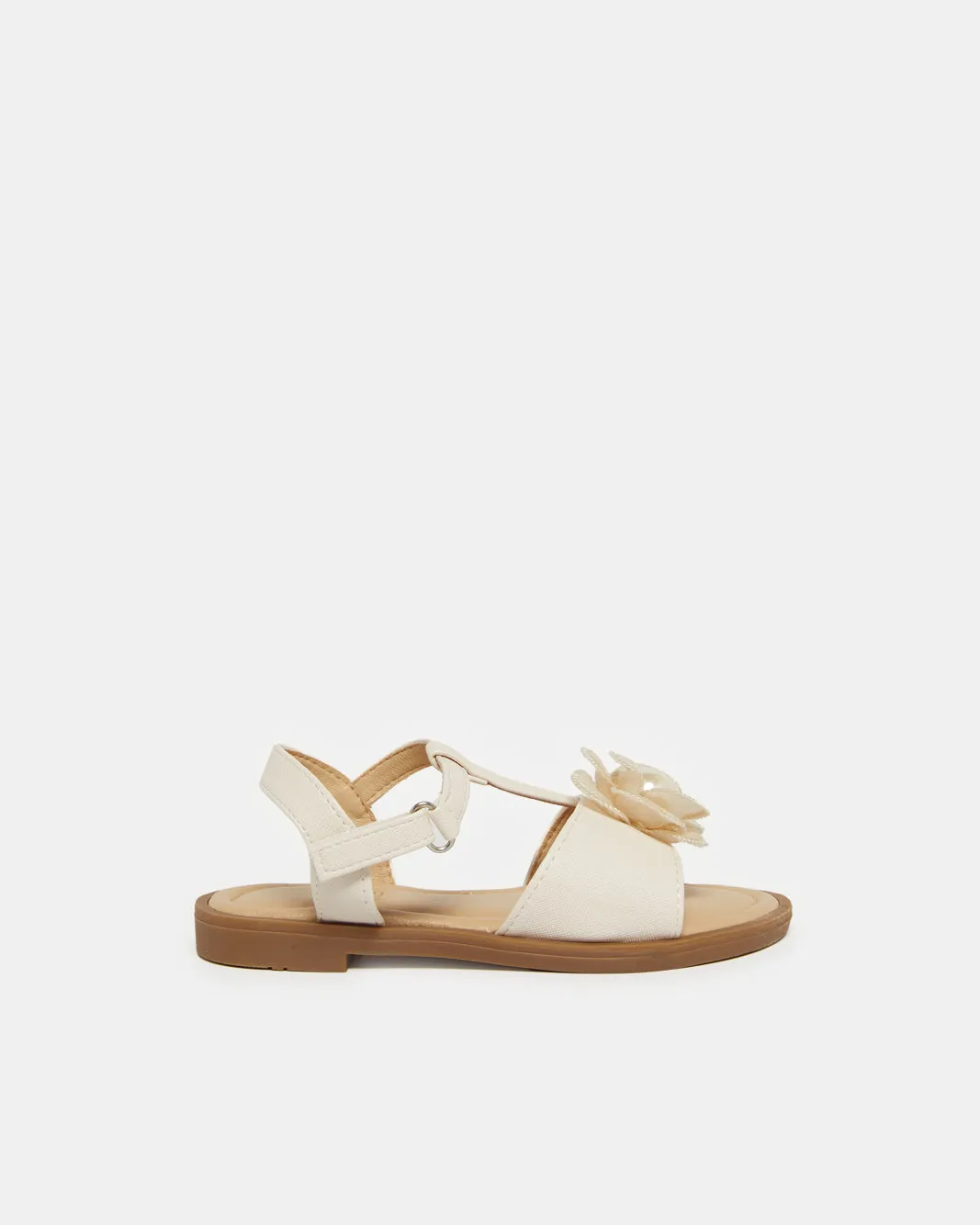 Girls Cream Floral Sandal sold by Redtag