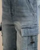 Boys Blue Denim Cargo Shorts sold by Redtag