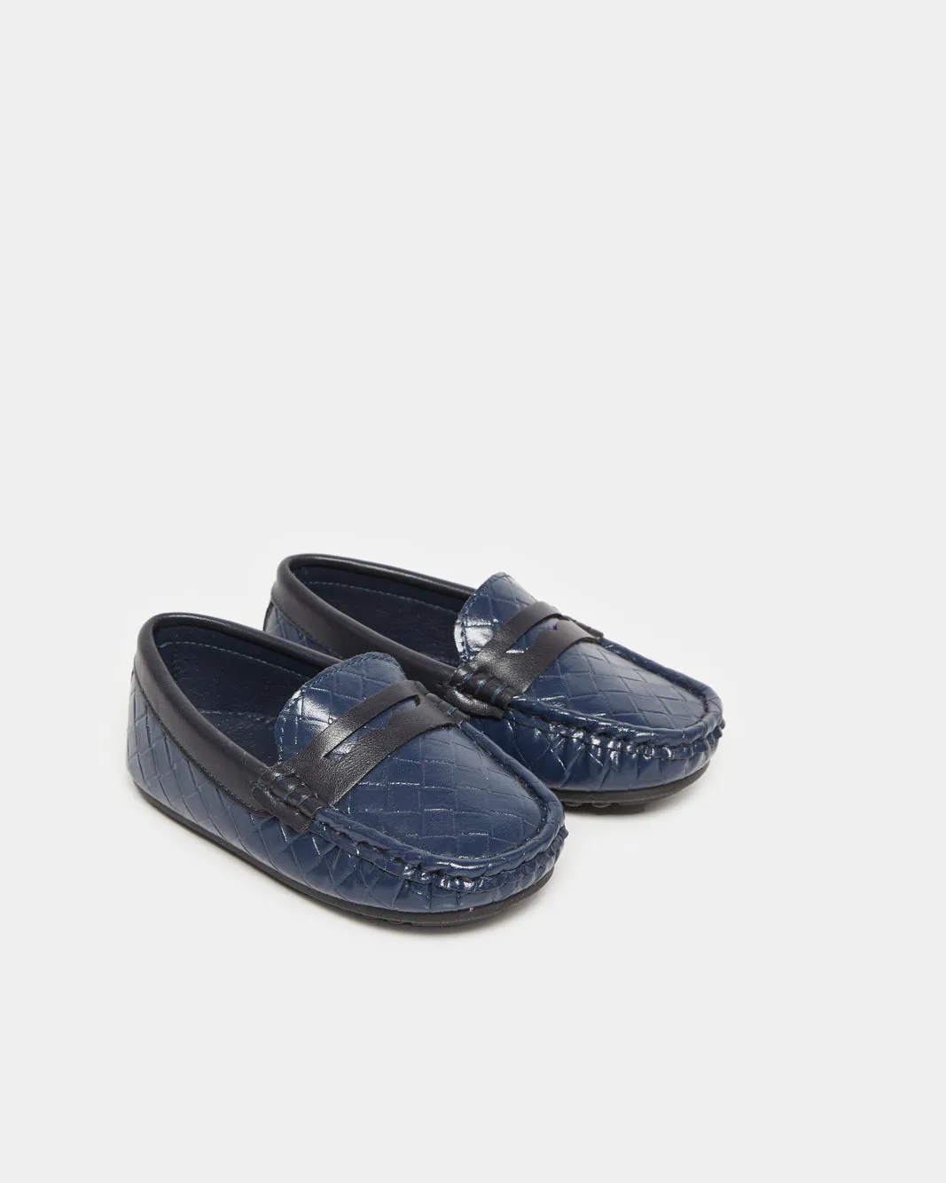 Boys Plain Textured Moccasin sold by Redtag product image thumbnail 2