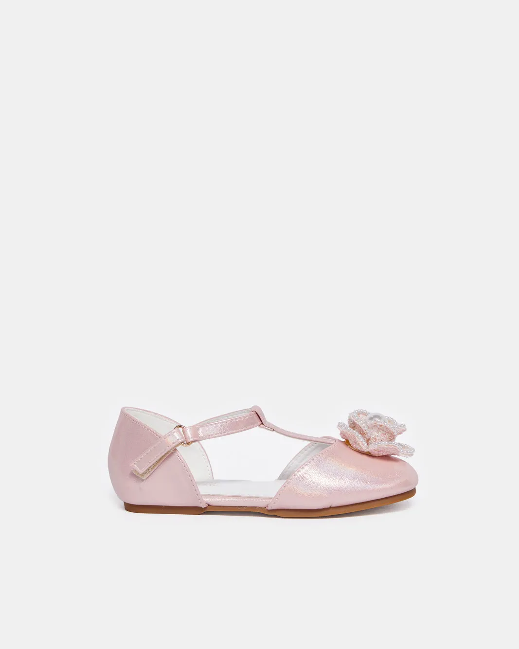 Girls Pink Floral Ballerina sold by Redtag