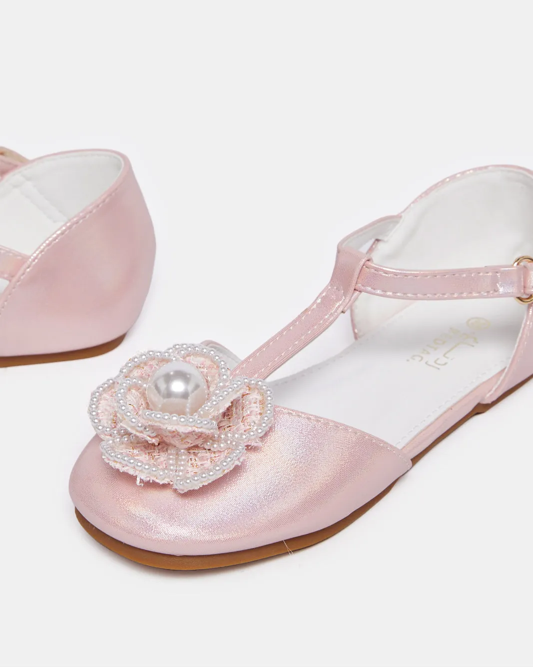 Girls Pink Floral Ballerina sold by Redtag product image thumbnail 3