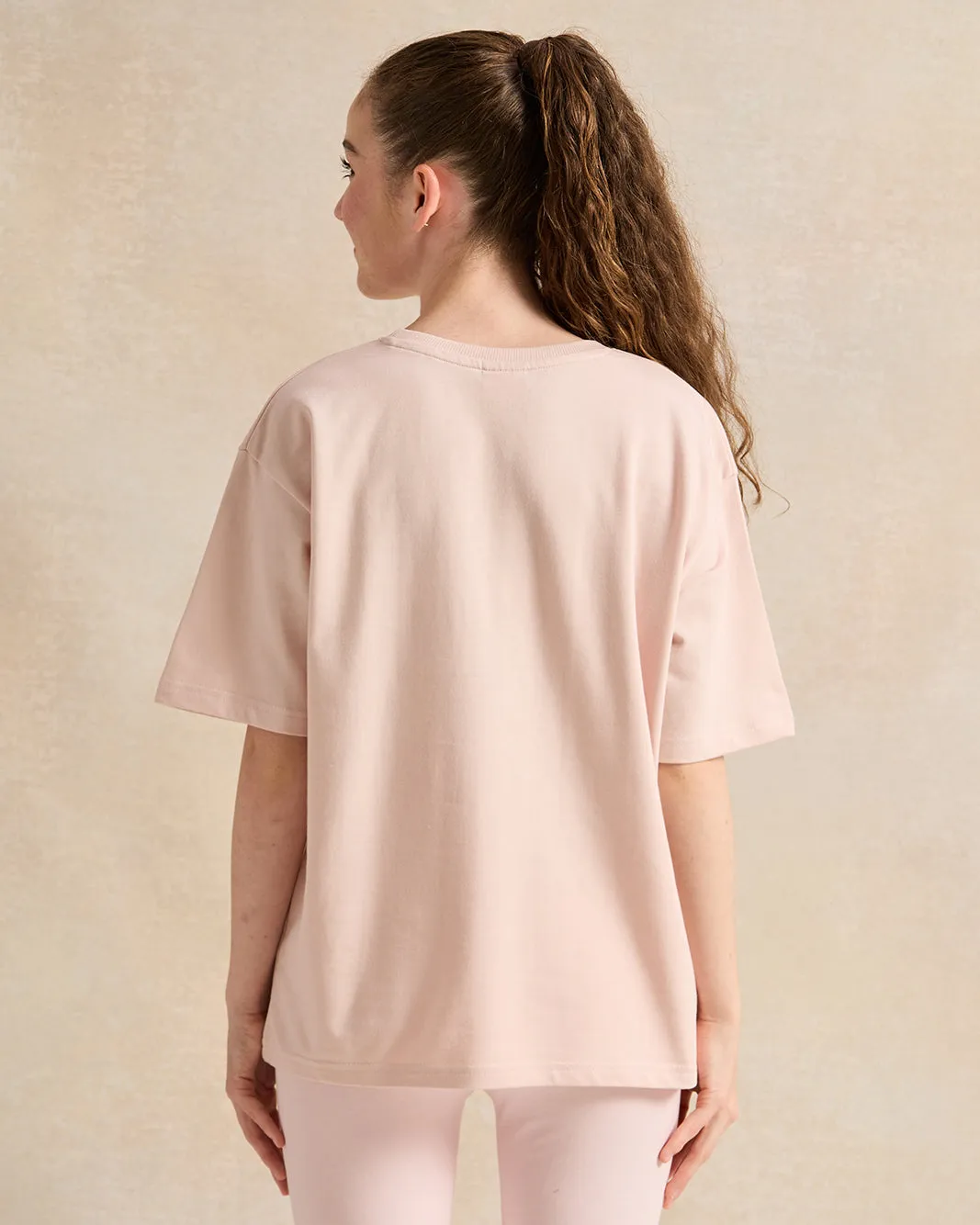 Senior Girls Pink Barbie Print Oversize T-Shirt sold by Redtag product image thumbnail 3