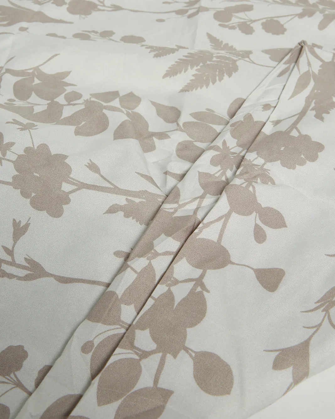 Ivory Floral Printed Flat Sheet (Single Size) sold by Redtag product image thumbnail 3