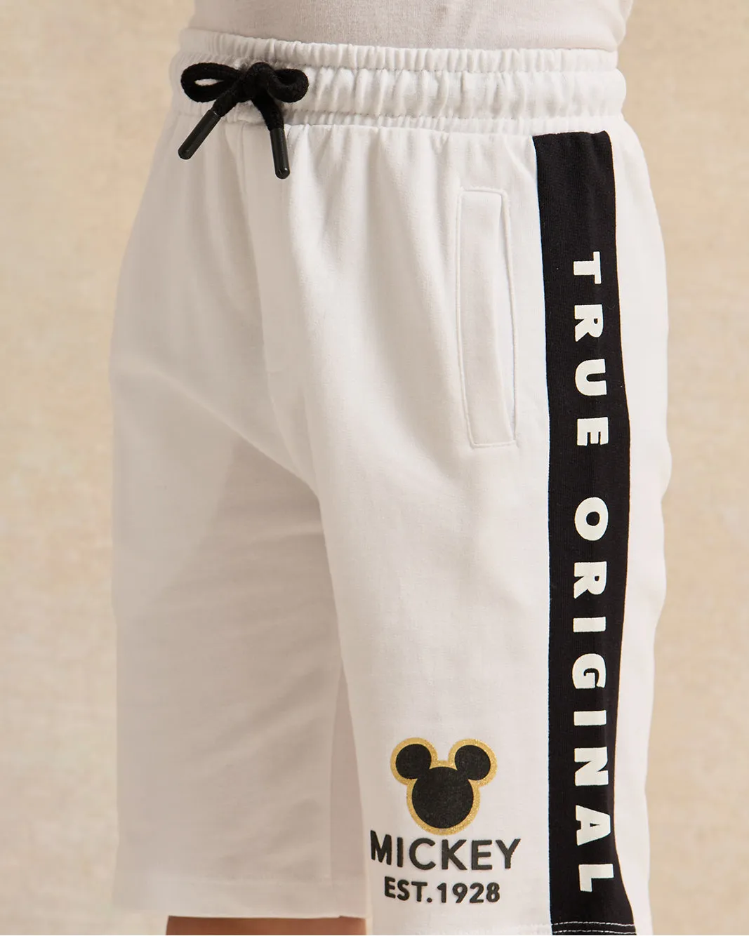 Boys White Printed Shorts sold by Redtag product image thumbnail 4