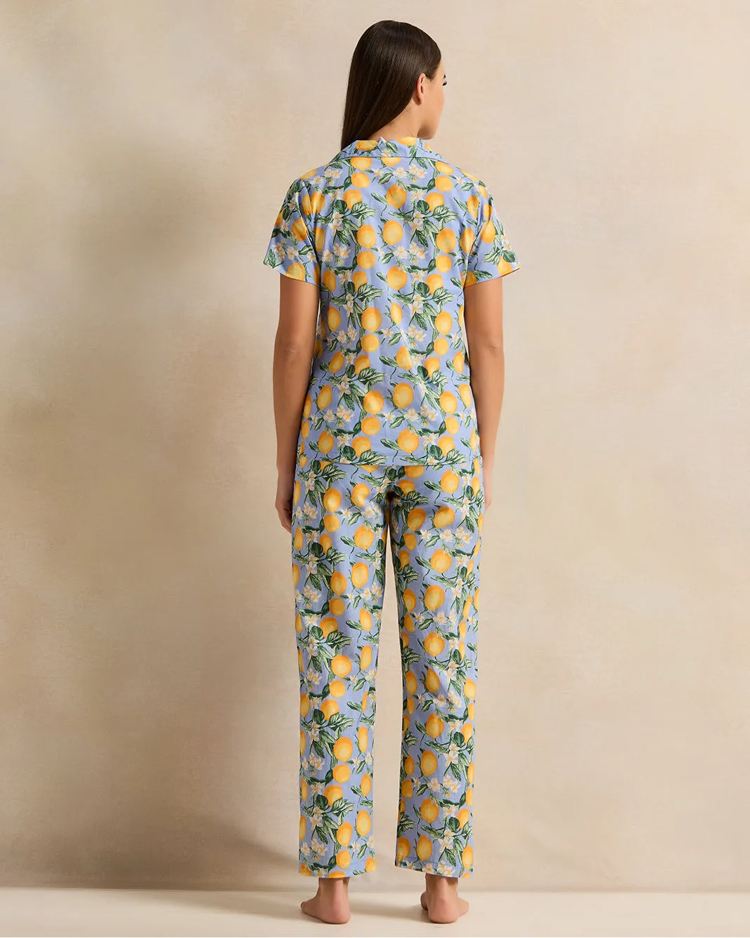 Women Multicolour Printed Pyjama Set (2 Piece) sold by Redtag product image thumbnail 4