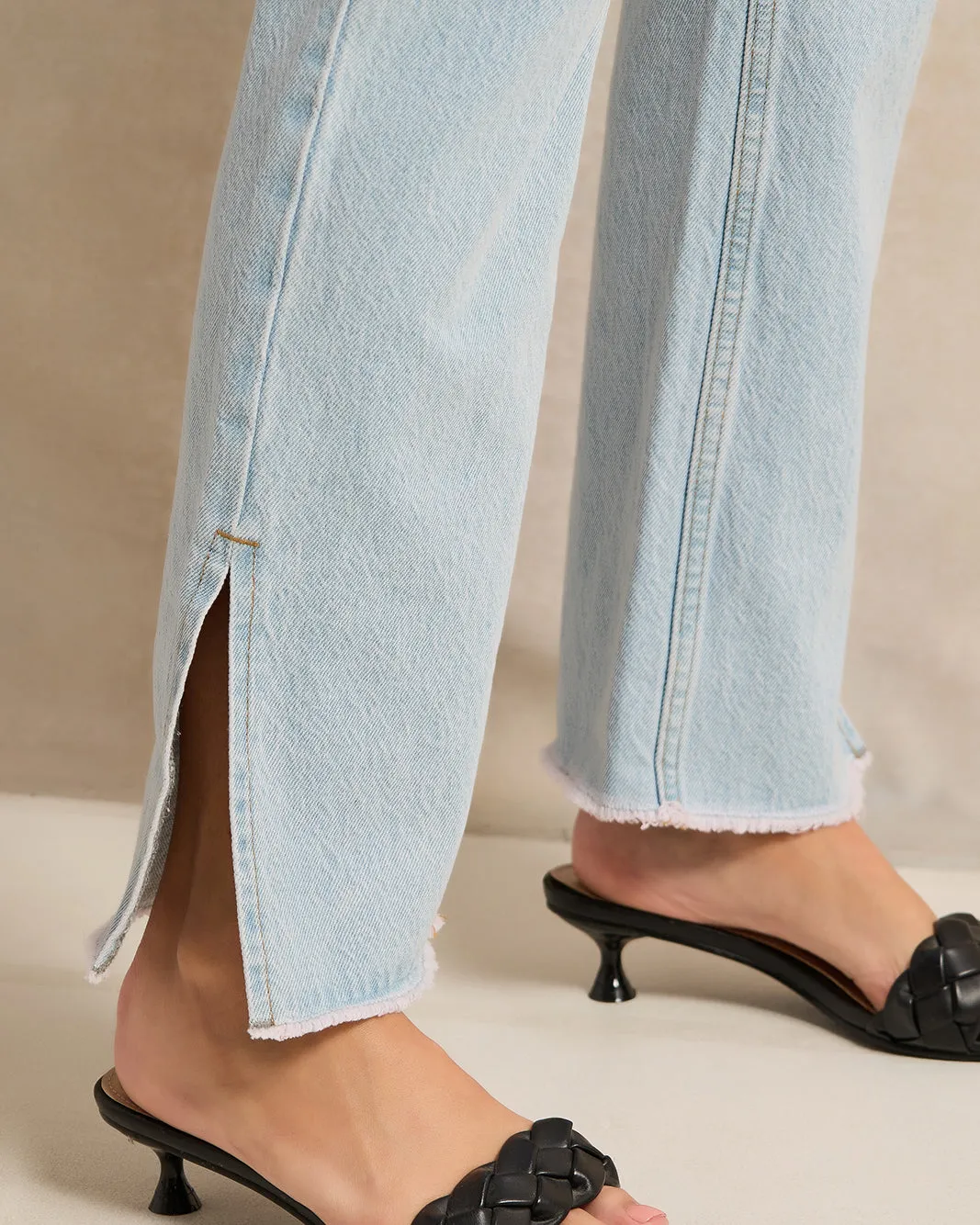 Women Blue Straight Fit Jeans sold by Redtag product image thumbnail 5