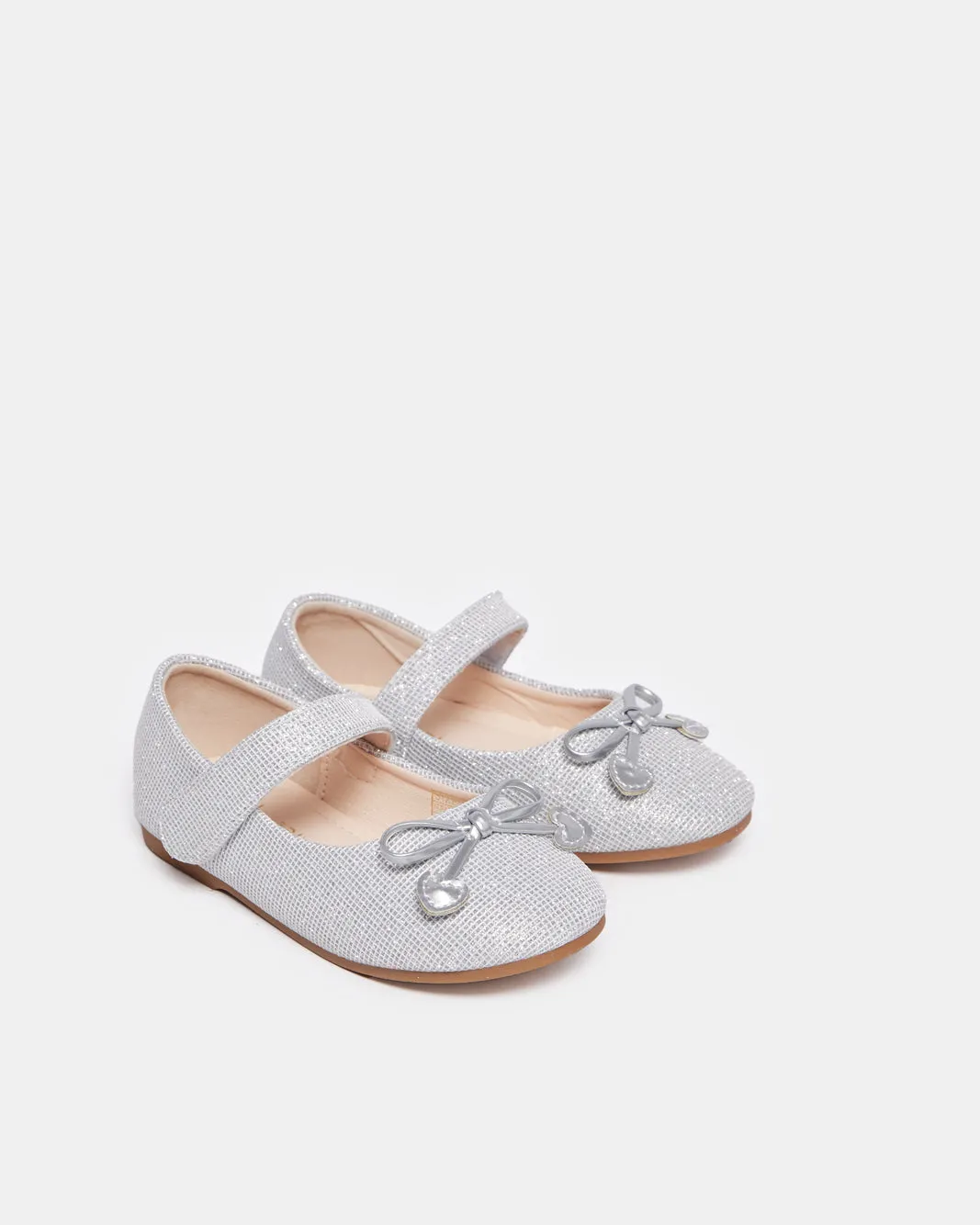 Infant Girls Silver Bow Ballerina sold by Redtag product image thumbnail 2