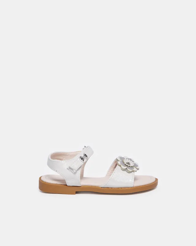 Infant Girls White Embellished Sandal sold by Redtag