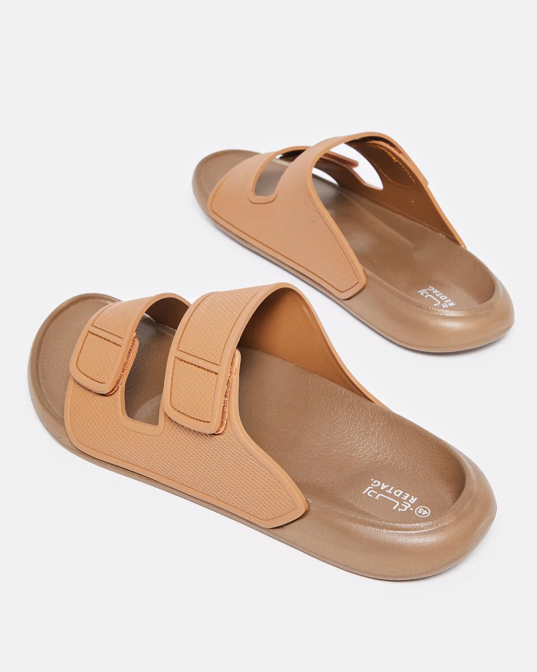 Men Brown Footbed Slide sold by Redtag product image thumbnail 4