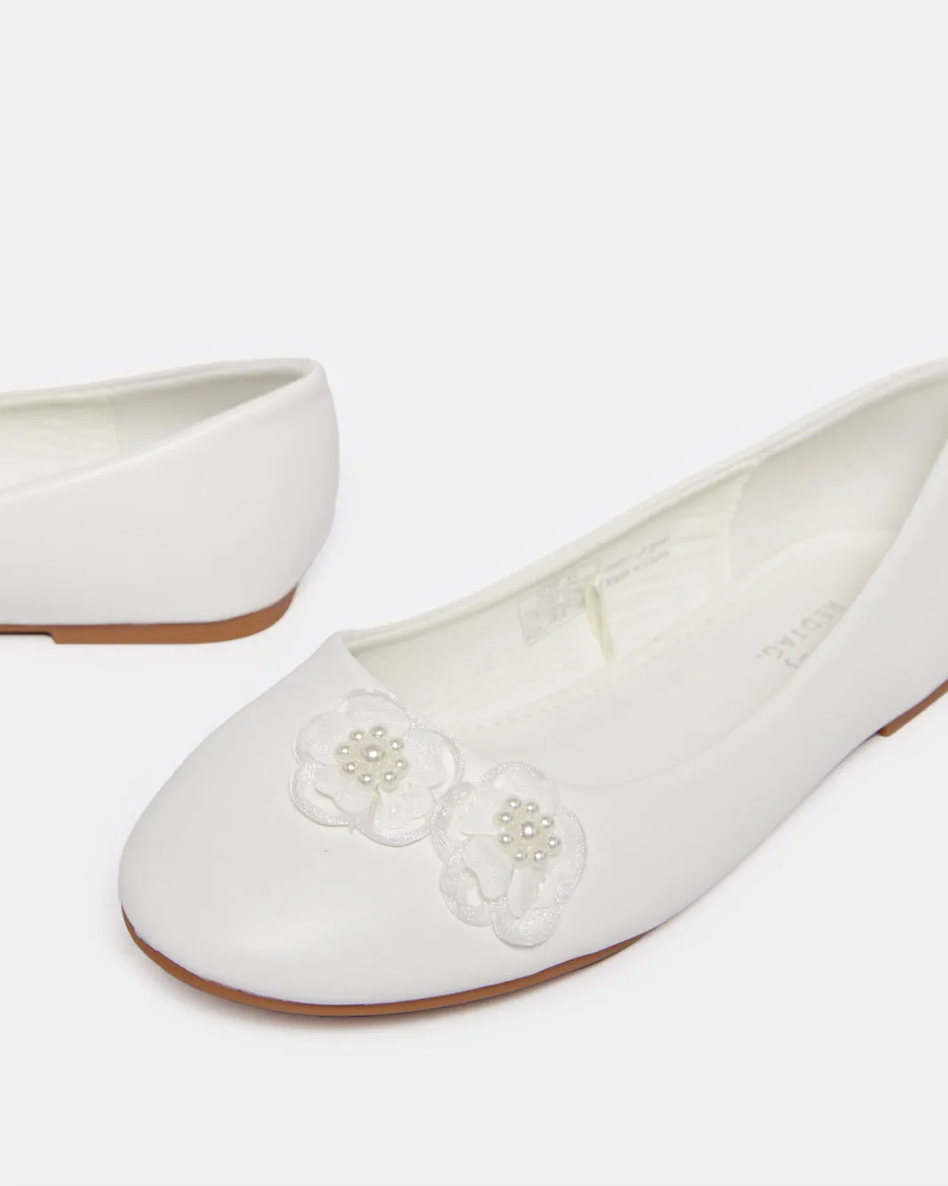 Senior Girls White Floral Ballerina sold by Redtag product image thumbnail 3