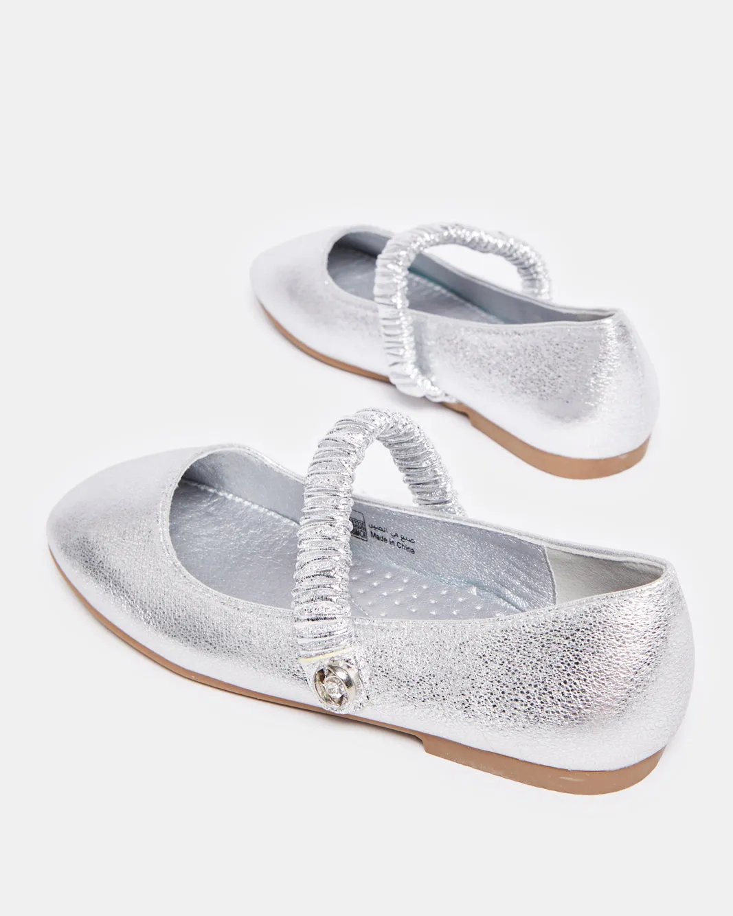 Senior Girls Silver Strap Ballerina sold by Redtag product image thumbnail 4