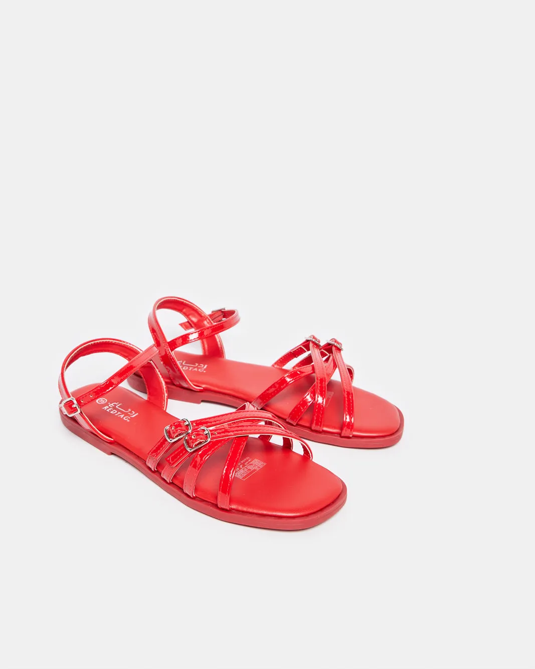 Senior Girls Red Strap Sandals sold by Redtag product image thumbnail 2