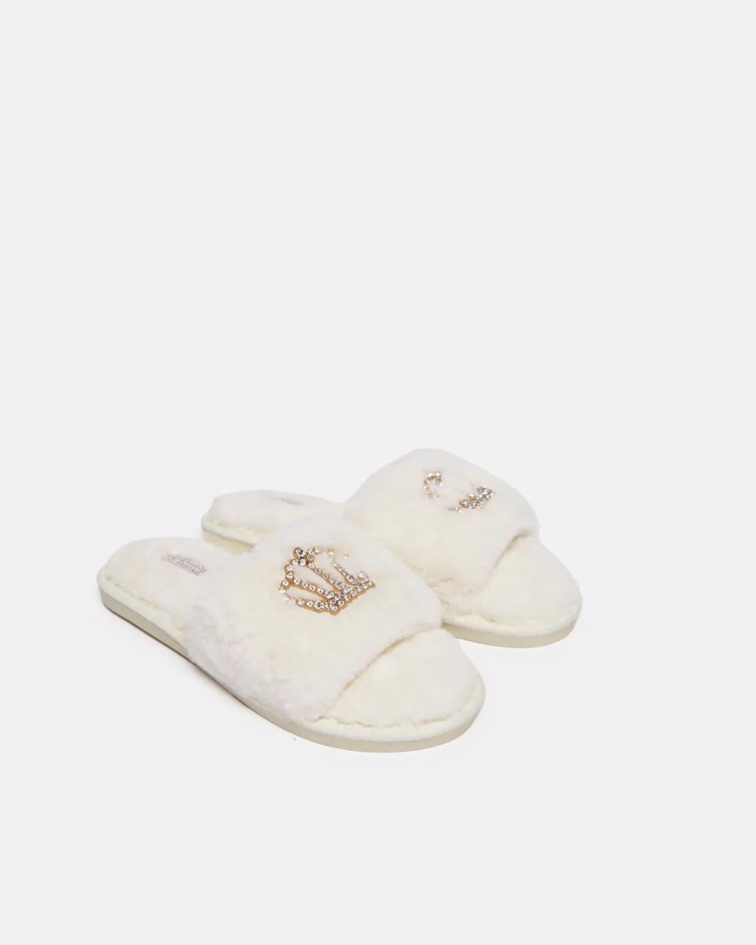 Women Beige Crown Slipper sold by Redtag product image thumbnail 2