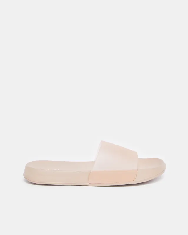 Women Pink Vinyl Slide sold by Redtag
