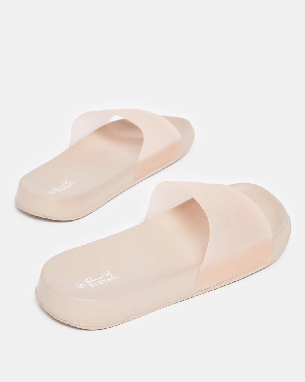 Women Pink Vinyl Slide sold by Redtag product image thumbnail 4